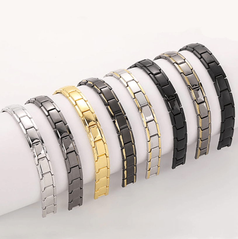 Everyday wear stainless steel magnetic bracelet, comfortable and chic accessory