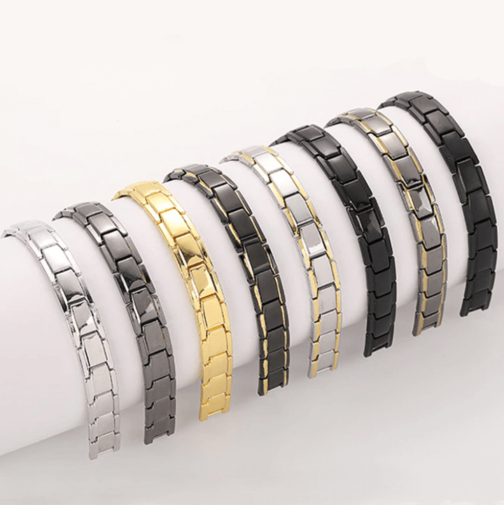 Everyday wear stainless steel magnetic bracelet, comfortable and chic accessory
