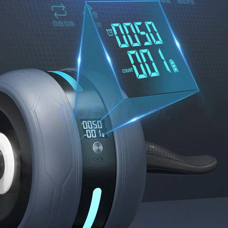 Enhance core strength with the CorePro automatic rebound ab wheel, ideal workout equipment for all.