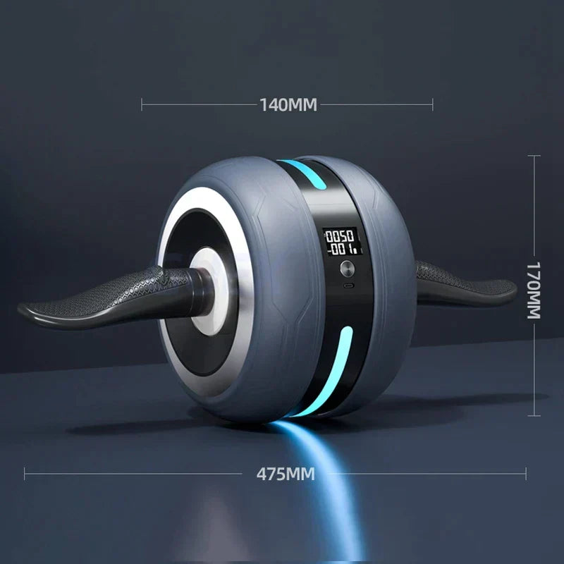 Compact CorePro automatic rebound ab wheel, essential gym equipment for effective abdominal exercises.