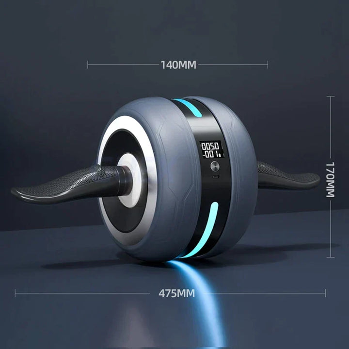 Compact CorePro automatic rebound ab wheel, essential gym equipment for effective abdominal exercises.