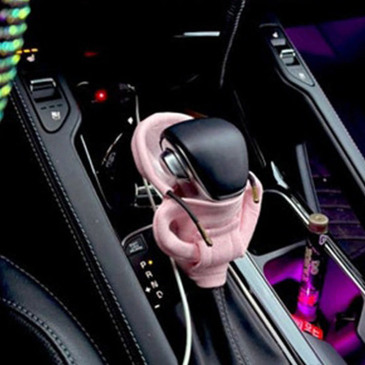 Premium cotton shift cover for gear knob protection, a smart car interior upgrade.