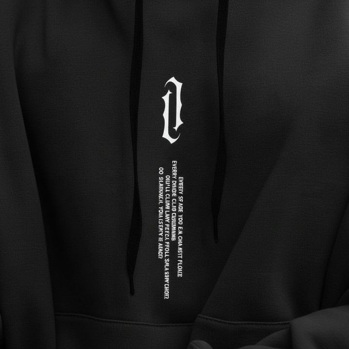 Casual unisex cotton blend hoodie, Felix, comfortable pullover for four seasons