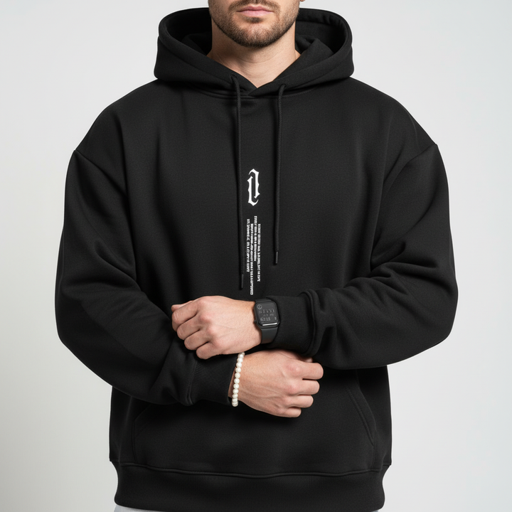 Streetwear style unisex hoodie, Felix, cozy cotton blend, ideal for layering