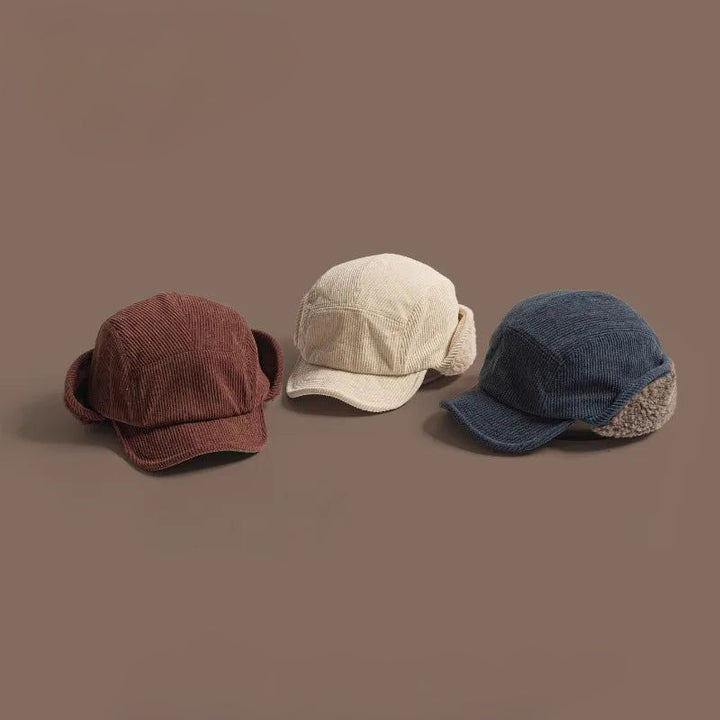 Fashionable unisex earflap winter hat, a versatile & warm accessory for any winter look.