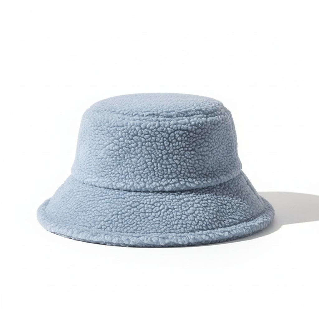Unisex thermal fleece fisherman hat in navy, offering ultimate warmth for cold weather