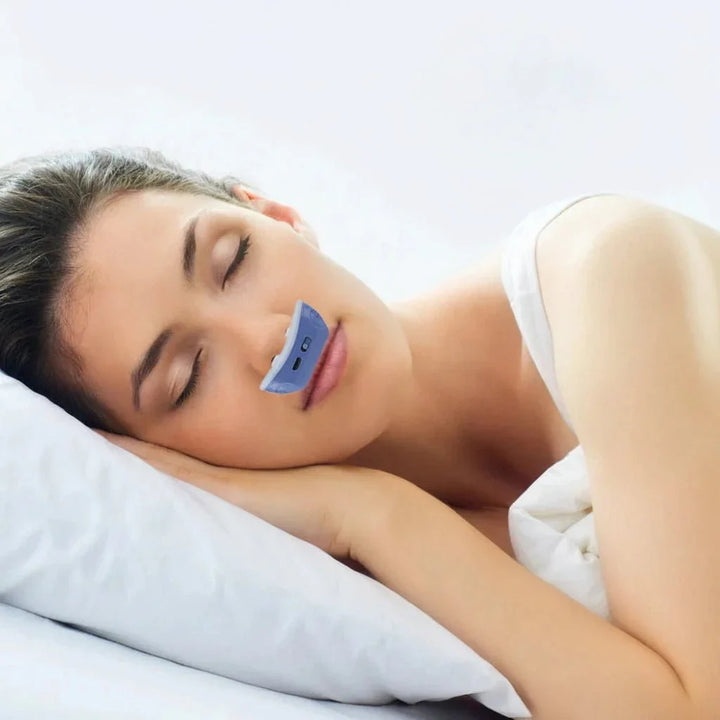 Advanced unisex CPAP device offering quiet breath support for sleep apnea & snoring, enhancing health.