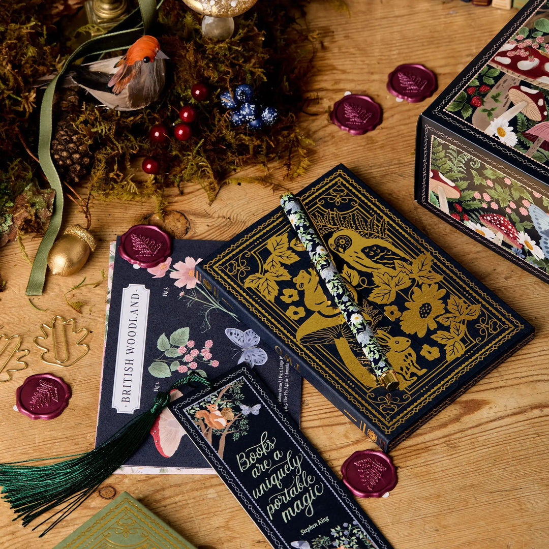 Christmas creative advent calendar, ideal holiday gift with unique stationery behind each door