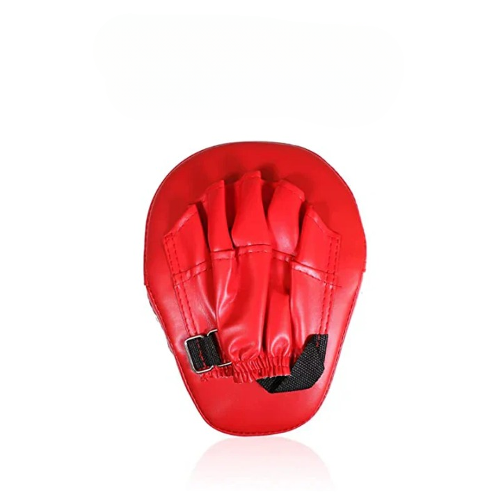 Ergonomic curved strike pad for boxing, martial arts, Muay Thai & Taekwondo practice.
