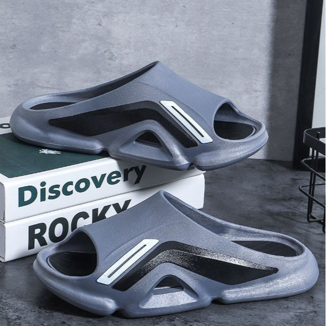 Unisex comfort slides, soft EVA foam cushioned sandals, perfect for summer footwear.