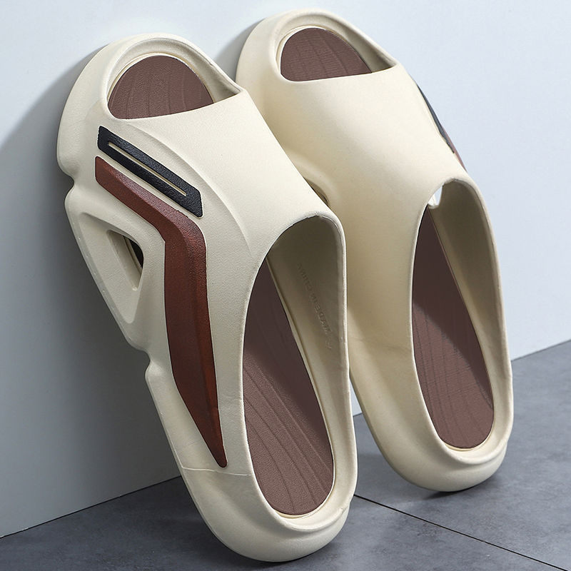Cushioned EVA foam slides, unisex comfort sandals, ideal for casual summer wear.