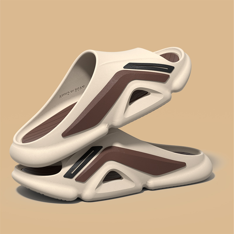 Comfortable unisex slides, soft EVA foam sandals, lightweight summer footwear.