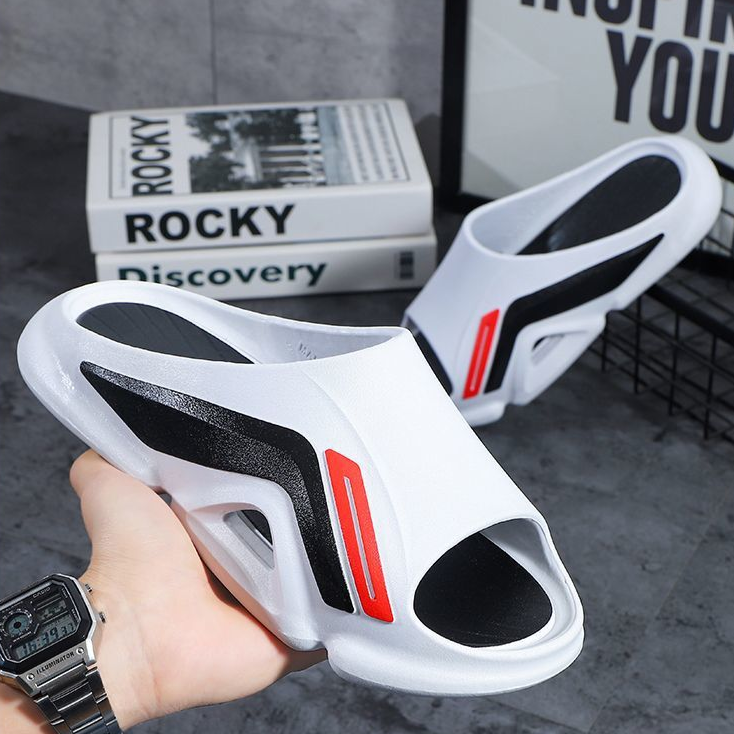 Soft and cushioned unisex slides, EVA foam sandals for casual summer comfort.