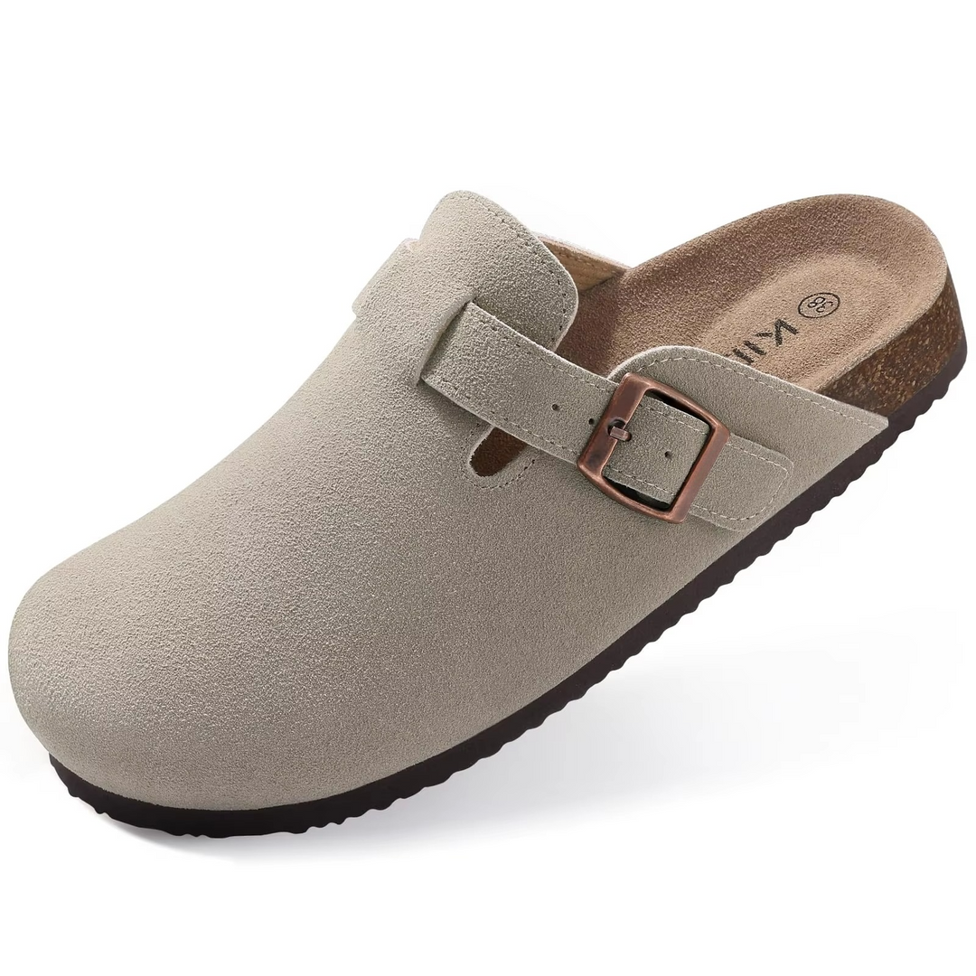 Easy-wear cushioned slip-on clogs, ergonomic and unisex for maximum everyday comfort.