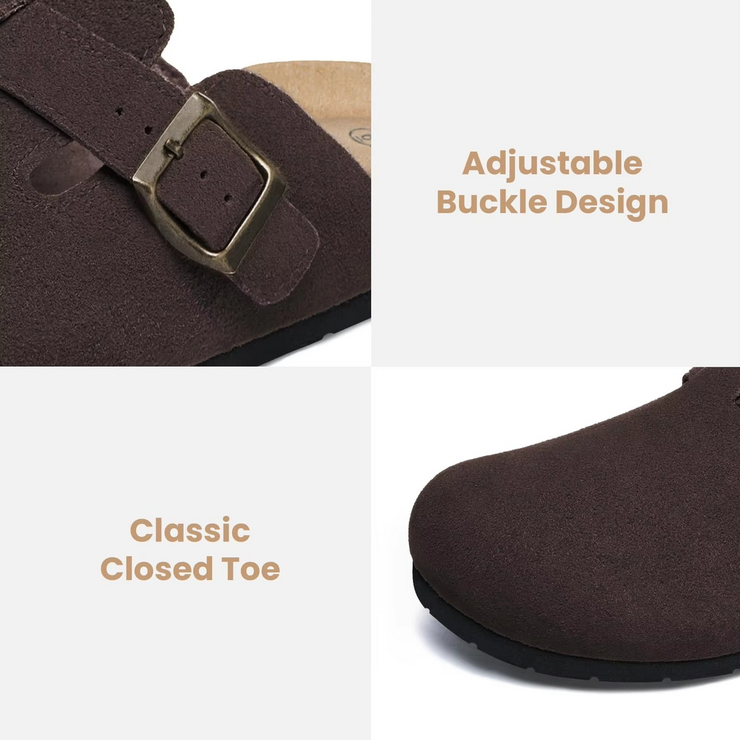 Soft cushioned unisex slip-on clogs, ideal comfort shoes for summer and everyday wear.
