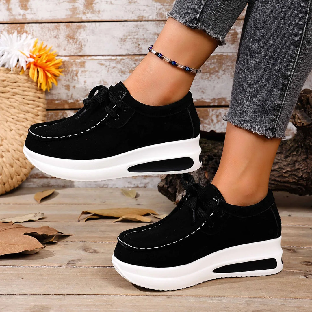 Cushioned unisex walking shoes, providing shock-absorbing comfort & foot support.