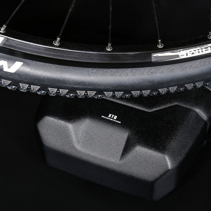 Stylish unisex bike bag for handlebars. Keeps your phone safe & essentials dry while cycling.