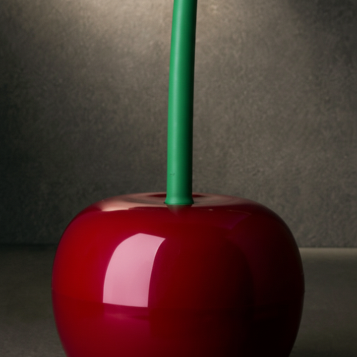 Unisex Decorative Cherry Toilet Brush Set