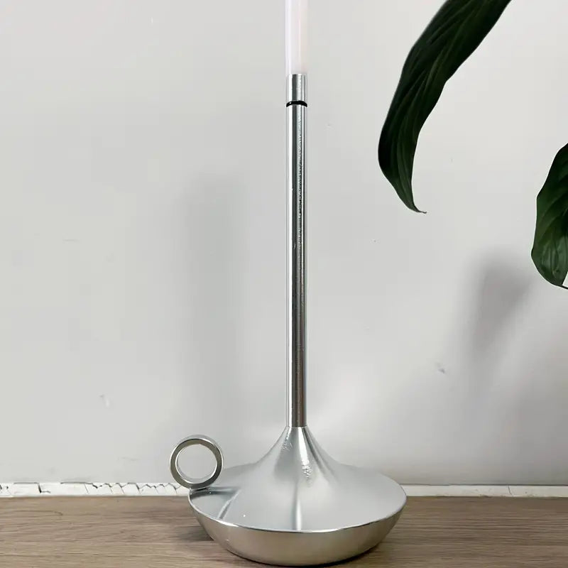 Modern luxury wireless LED lamp, unique candle holder for home decor & ambient light.