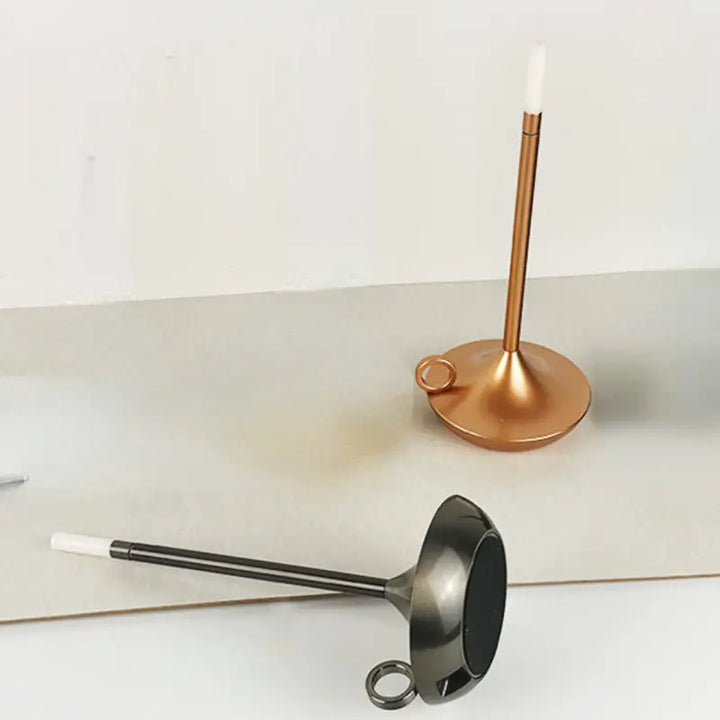 Unique wireless LED lamp: a flame-free candle holder, perfect for contemporary home decor.
