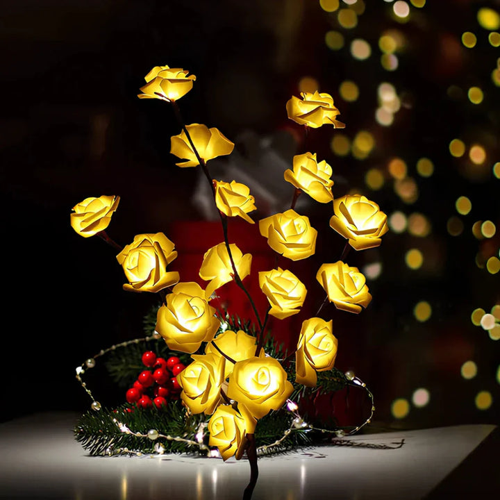 Decorative LED illuminated branches, a unique alternative to traditional lamps