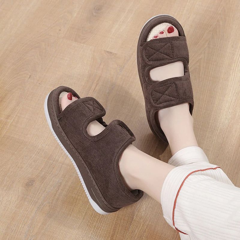 Therapeutic edema shoes for swollen, sensitive feet. Adjustable wide fit offers comfort & pain relief for health.
