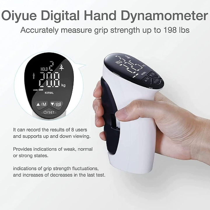 Gym accessory: PowerGrip Max digital hand grip trainer for strength training, arm workouts, & muscle gain.