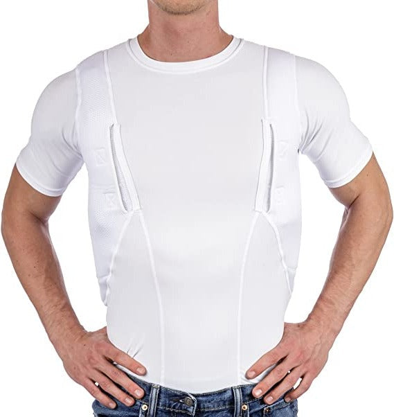 High-quality unisex concealed carry holster tee. Ideal for personal protection and discreet everyday wear.