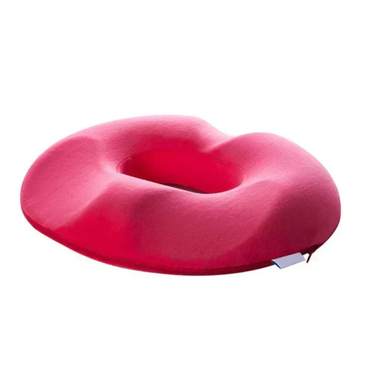 Premium memory foam donut cushion for superior comfort & pressure relief. Ideal for long sitting, unisex design.