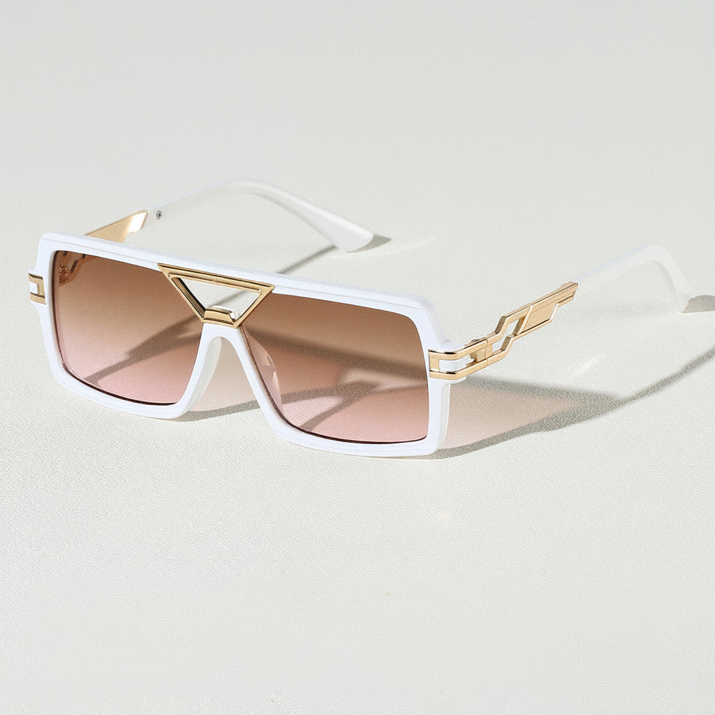 Fashion-forward double bridge eyewear, blending functionality with a modern, stylish aesthetic.