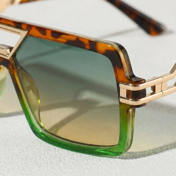 Versatile double bridge unisex sunglasses, an essential summer accessory for eye protection and style.