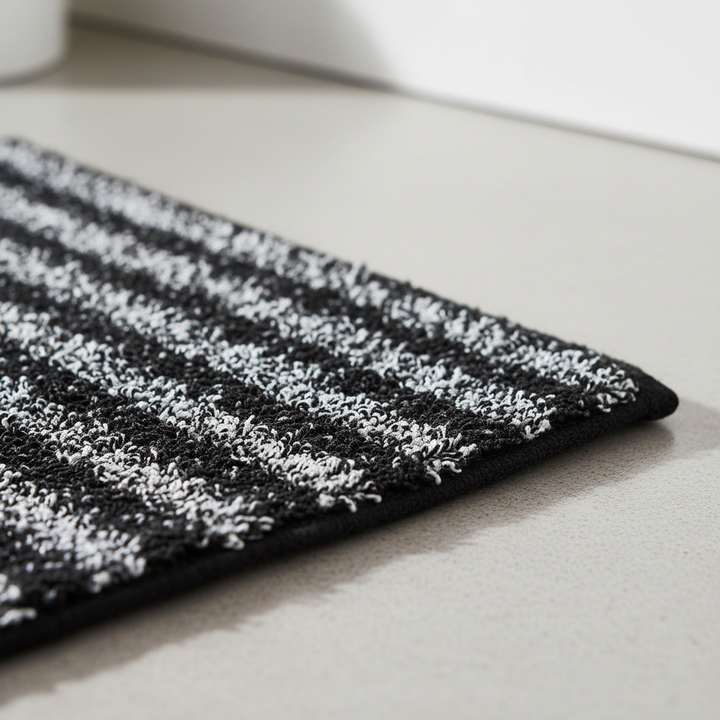 Double-sided exfoliating back scrubber, deep cleansing shower accessory for smooth skin.