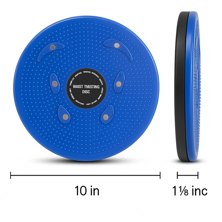 Unisex fitness balance board for enhancing core stability, strength, and balance through dynamic exercise.