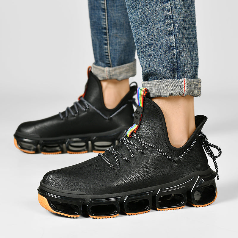 Modern Unisex Running Sneakers, elevated platform design, offering comfort and style for any activity.