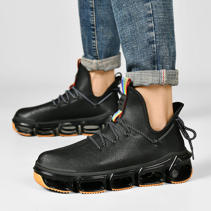 Modern Unisex Running Sneakers, elevated platform design, offering comfort and style for any activity.