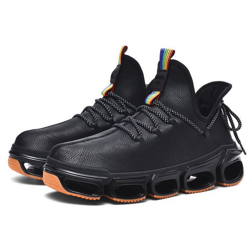 Lightweight Unisex Fashion Sneakers. Elevated platform sole and textured upper for modern athletic style.