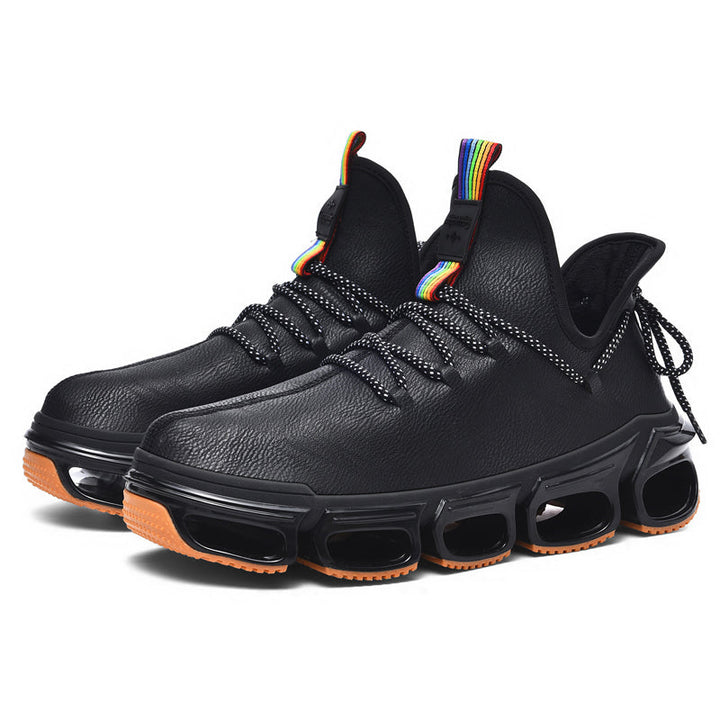 Lightweight Unisex Fashion Sneakers. Elevated platform sole and textured upper for modern athletic style.