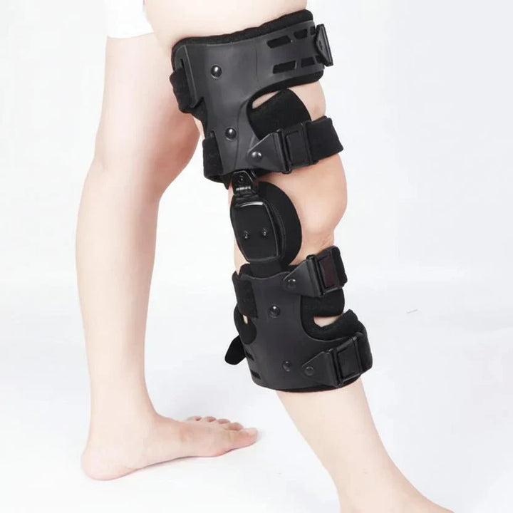 Unisex knee brace, ideal for preventing sports injuries & maintaining knee stability during exercise.