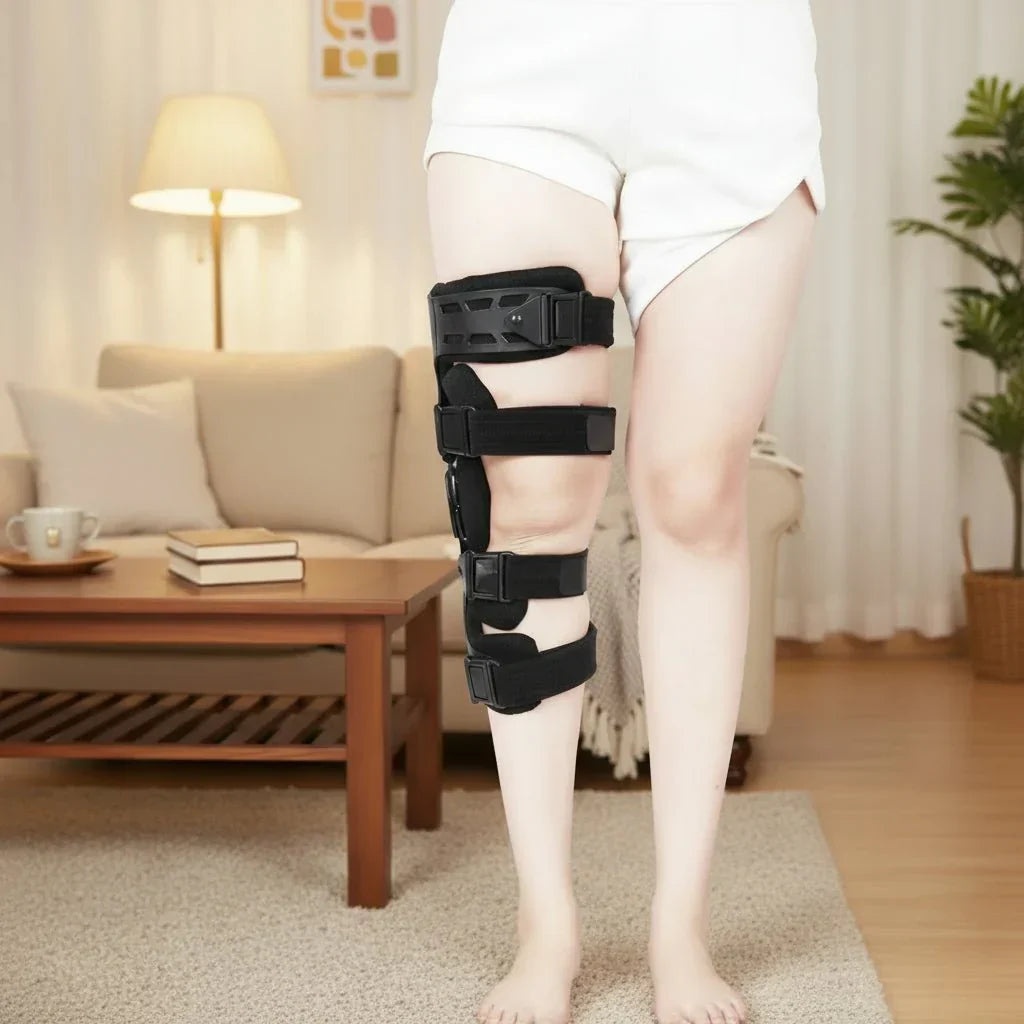 Orthopedic knee support for men & women, offering pain relief & stability for active lifestyles.