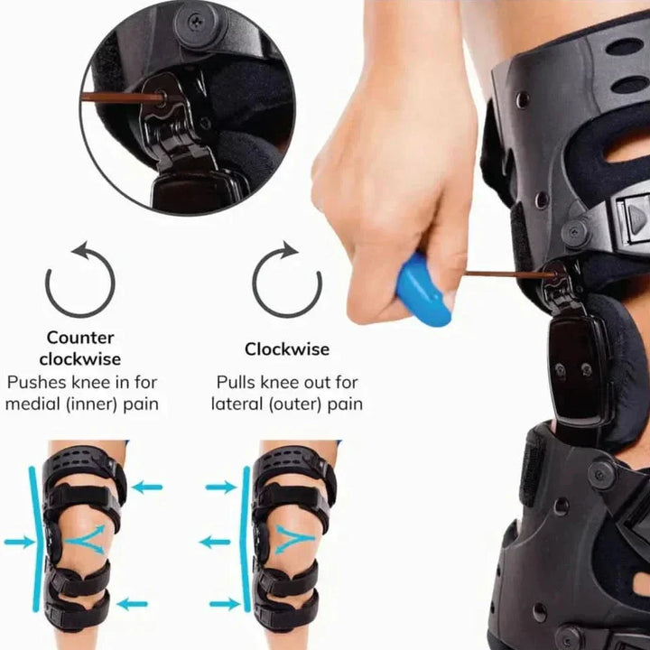 High-performance unisex knee support, engineered for pain relief and joint stability in sports.