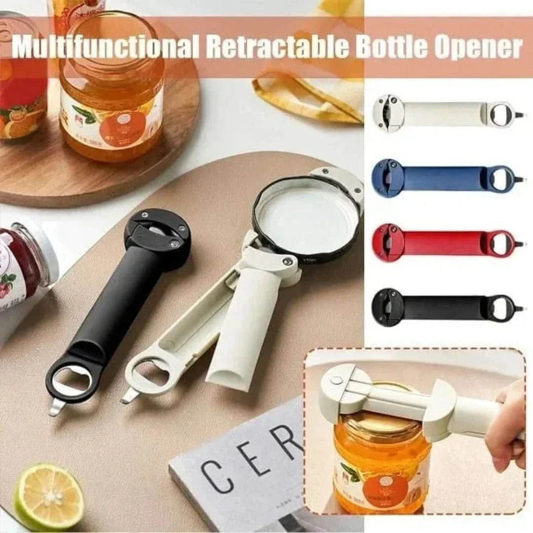 Multifunction GripTwist jar & bottle opener. Ergonomic kitchen tool, lid opener for daily use.