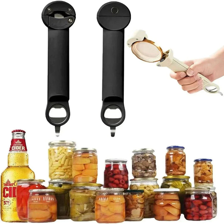 Thoughtful gift: Easy Grip jar & bottle opener. Arthritis aid, weak hands solution. Kitchen helper.