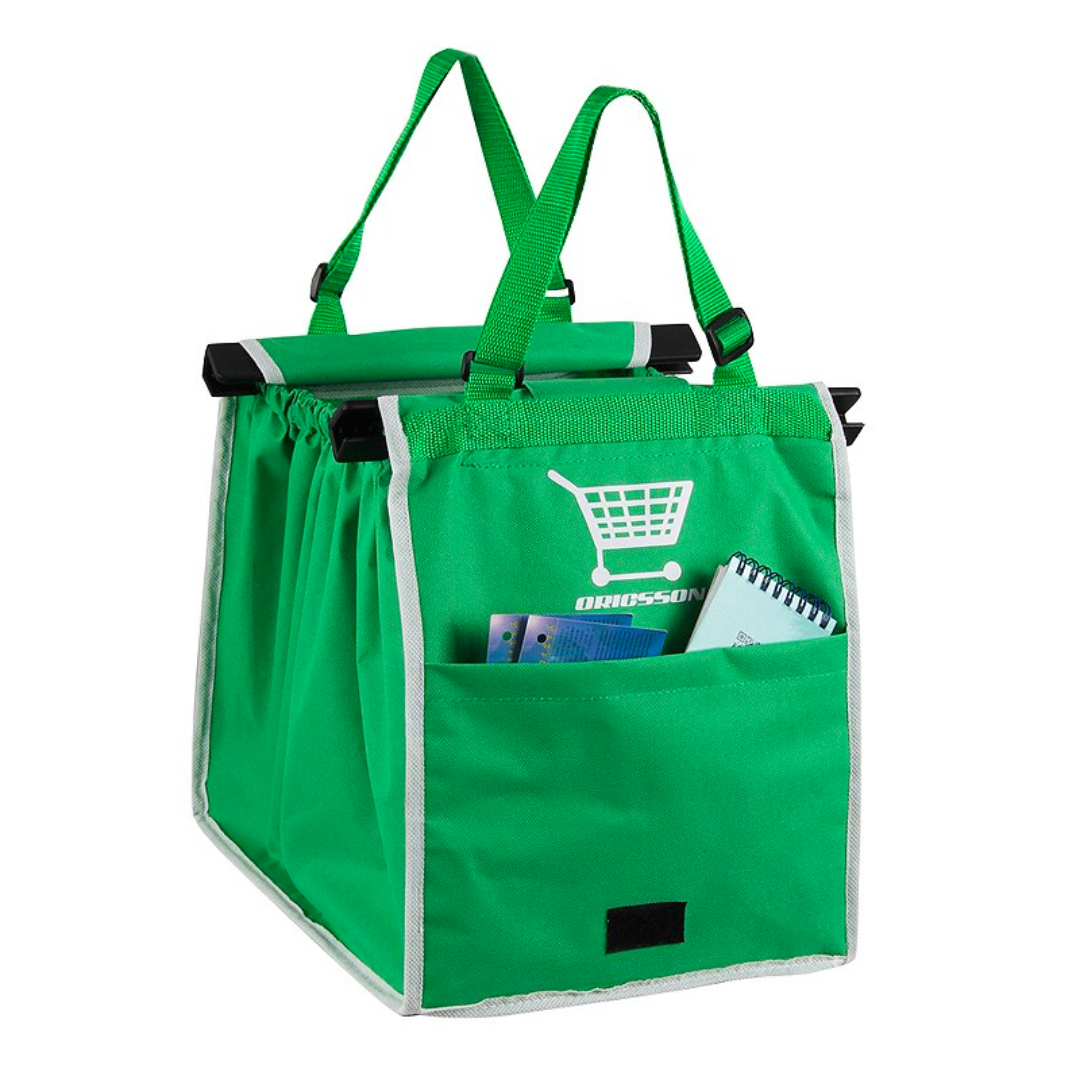 Unisex eco-friendly reusable shopping bag for groceries, perfect for sustainable living.