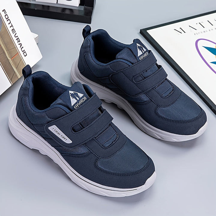 Enhance your active lifestyle with these unisex Velcro comfort running shoes.