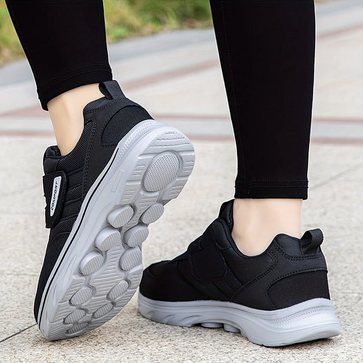 Comfortable unisex Velcro running shoes, ideal for daily walks & foot support.