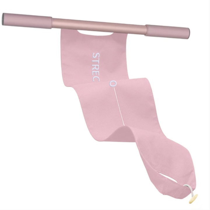 Portable resistance band with handles & foot loops, perfect for home gym workouts & physical therapy.