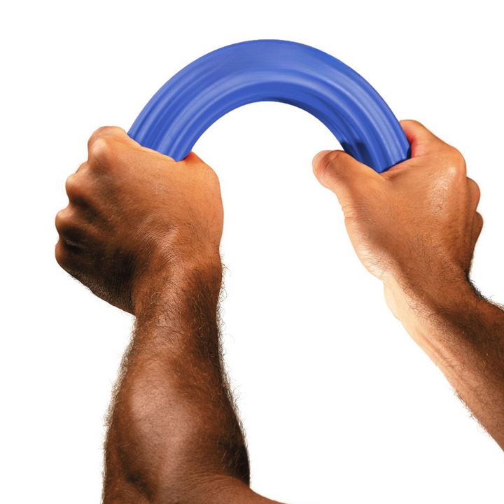 Comprehensive elbow therapy bar for rehabilitation, grip, forearm, and wrist strength.