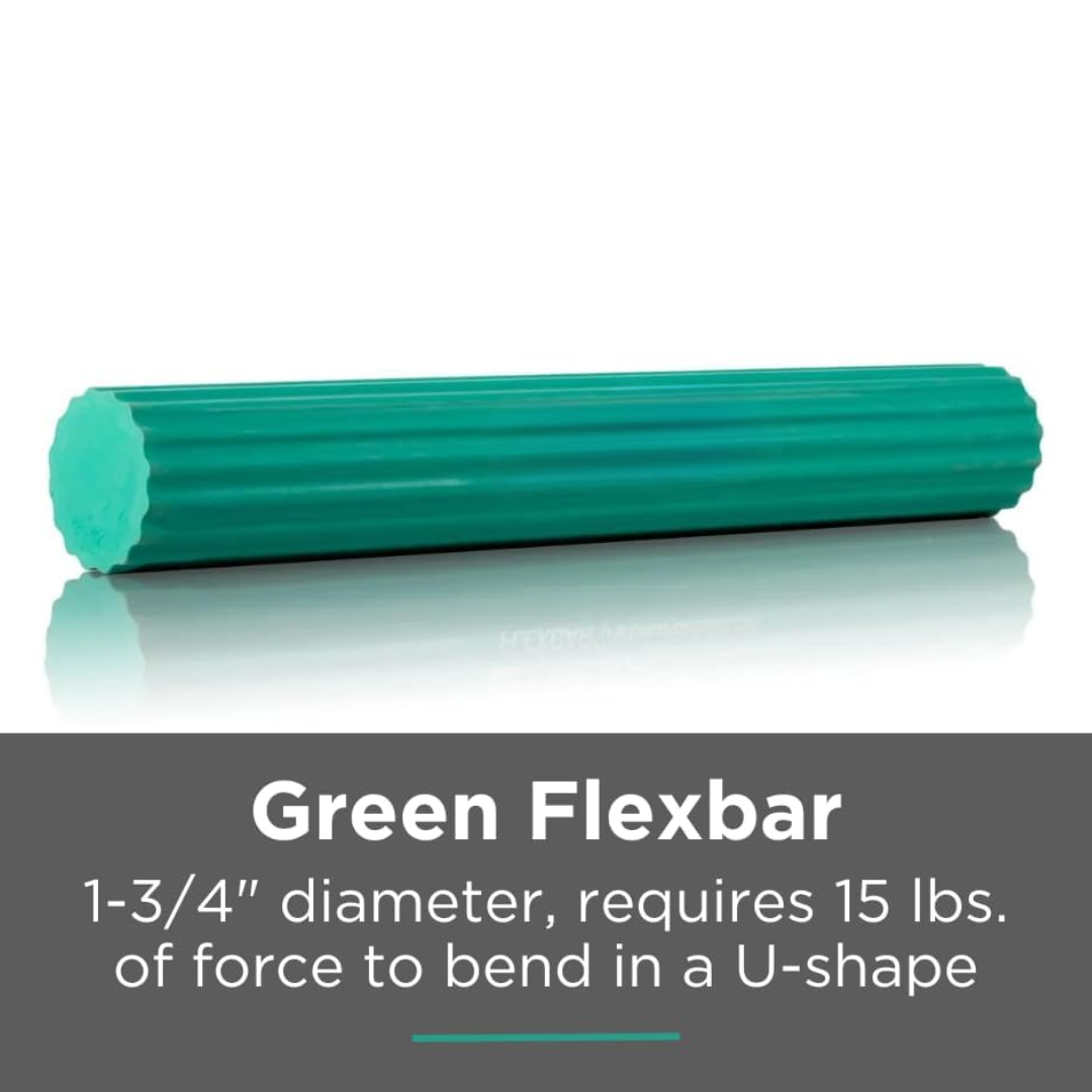 Elbow therapy resistance bar for physical therapy, improving grip and forearm strength.