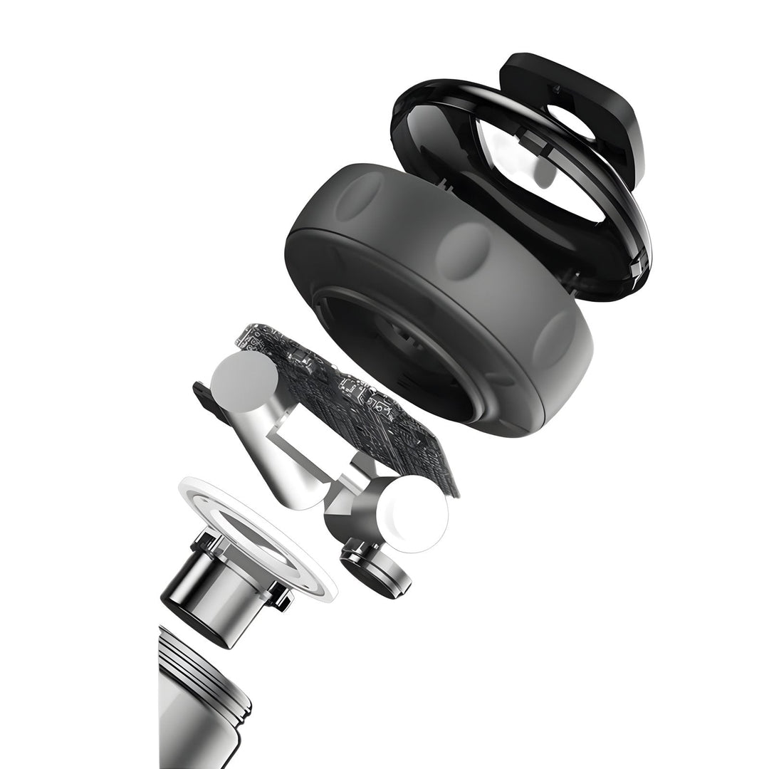 Portable cupping massager for on-the-go muscle relief, red light therapy & body recovery.