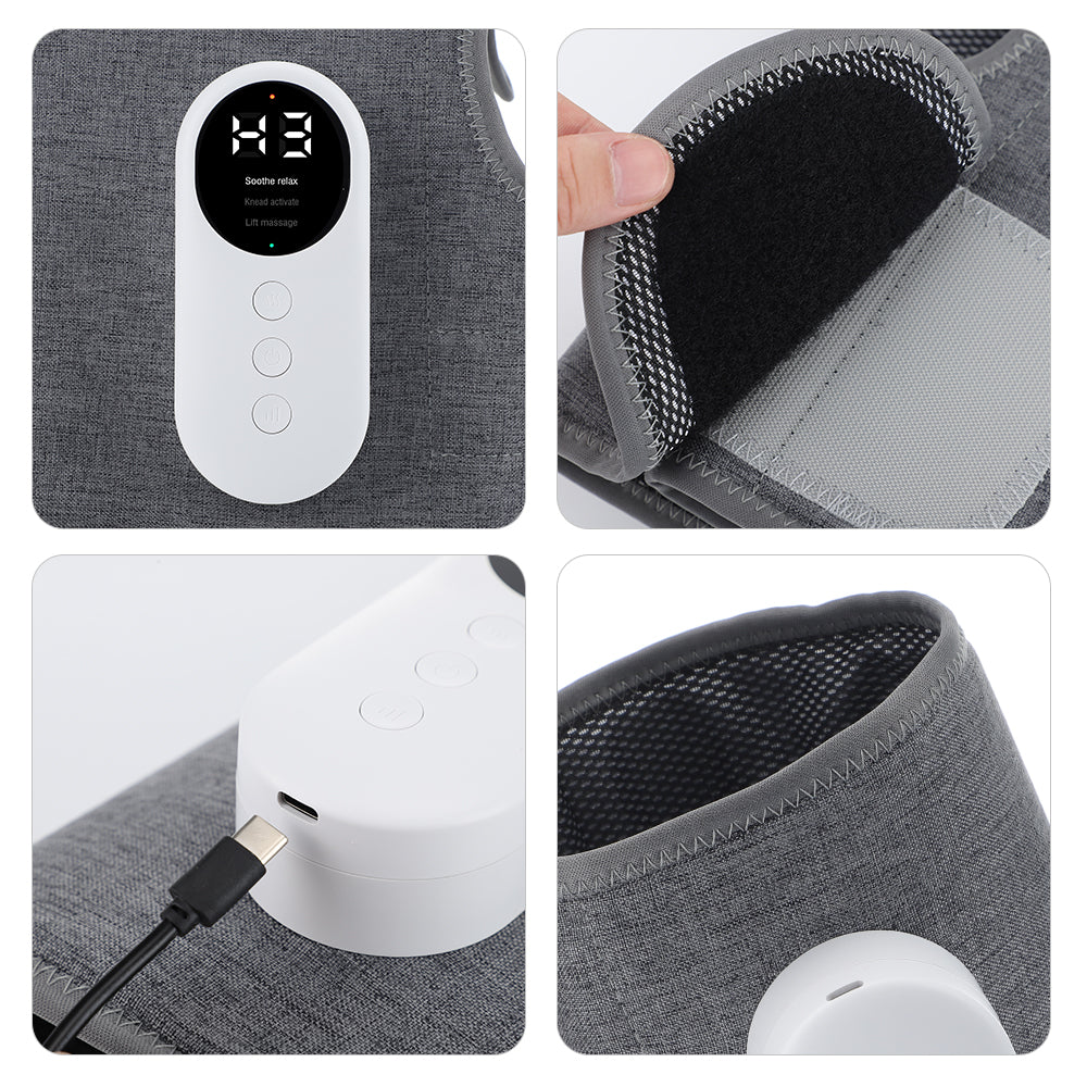 Unisex electric leg massager for muscle relief, 3 air compression modes, promotes circulation & recovery